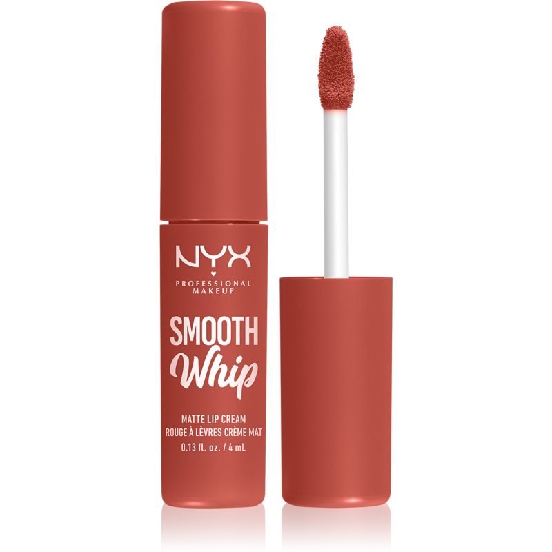 

NYX Professional Makeup Smooth Whip Matte Lip Cream бархатистая помада с разглаживающим эффектом оттенок 04 Teddy Fluff 4 мл Inna Marka