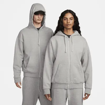 

Худи Nike x MMW Full-Zip Fleece Hoodie, цвет Grey Heather