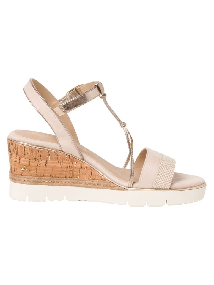 Сандалии на плоской подошве Tamaris Sandalette, цвет beige comb — фото 3