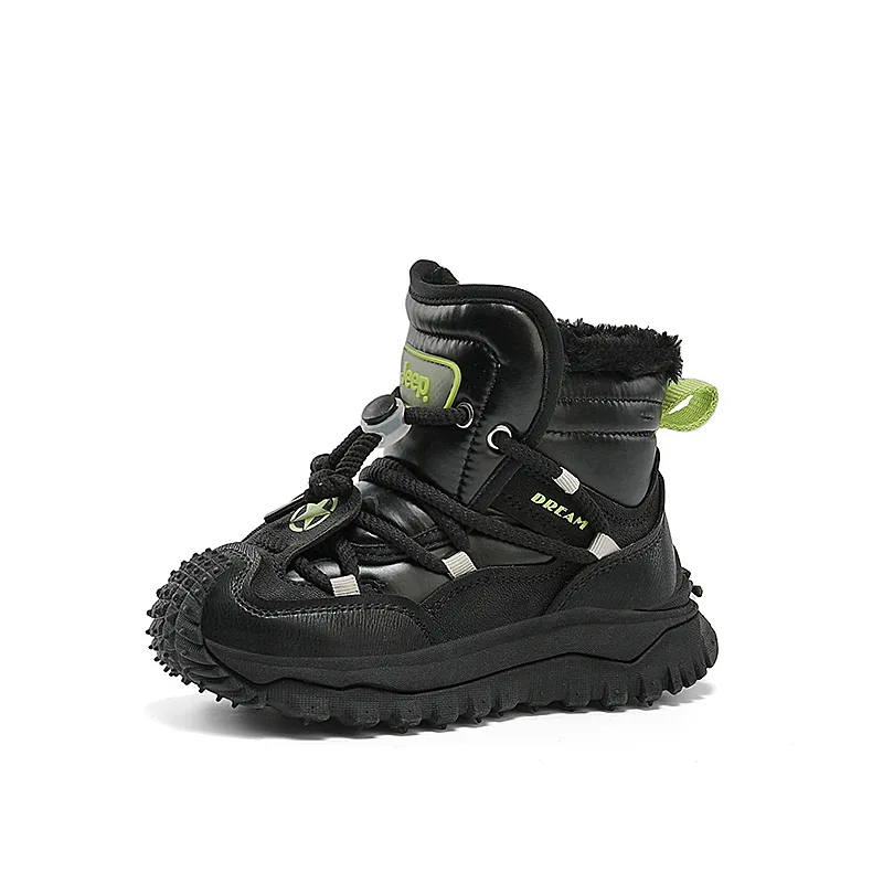 Jeep Детские зимние ботинки Obsidian Black/Green