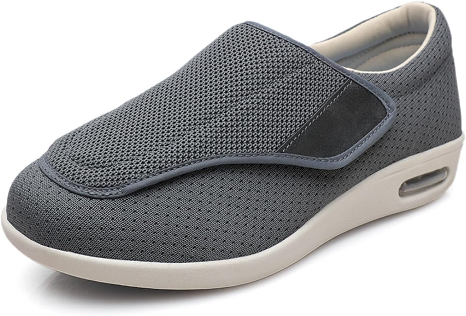 

Регулируемые ортопедические прогулочные туфли TOSOFT для пожилых мужчин и женщин, удобная поддержка свода стопы, кроссовки и сандалии для пожилых людей с артритом, серый