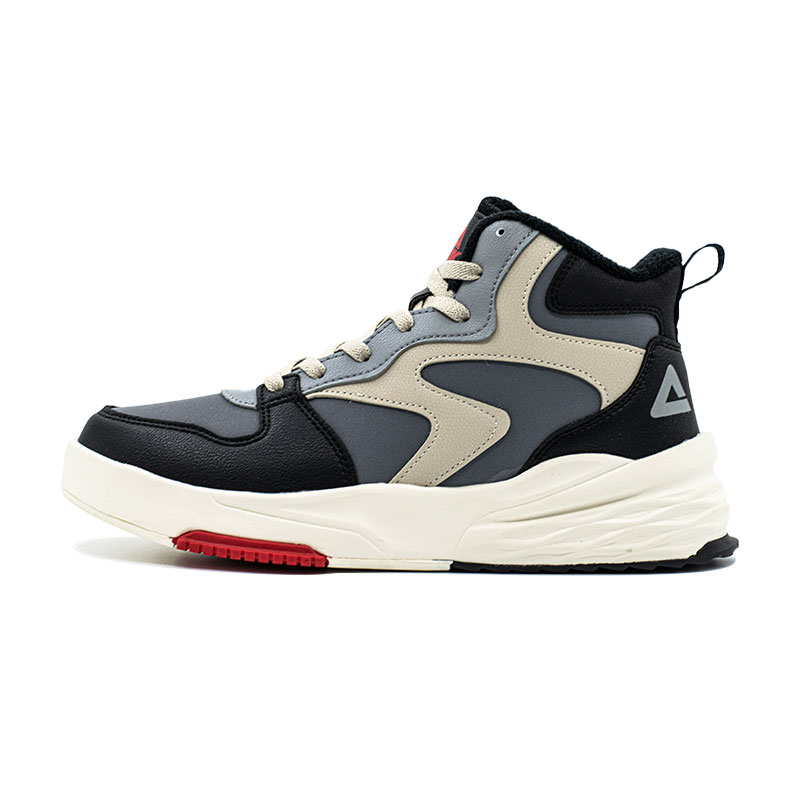 

PEAK Легкие кроссовки с высоким верхом, мужские, серо-черные