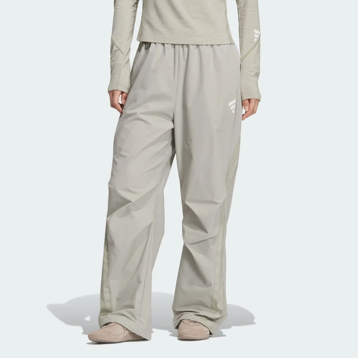 Брюки FUTURE STYLE TRACKSUIT BOTTOMS Casual женские Adidas, Sesame Earth — фото 3