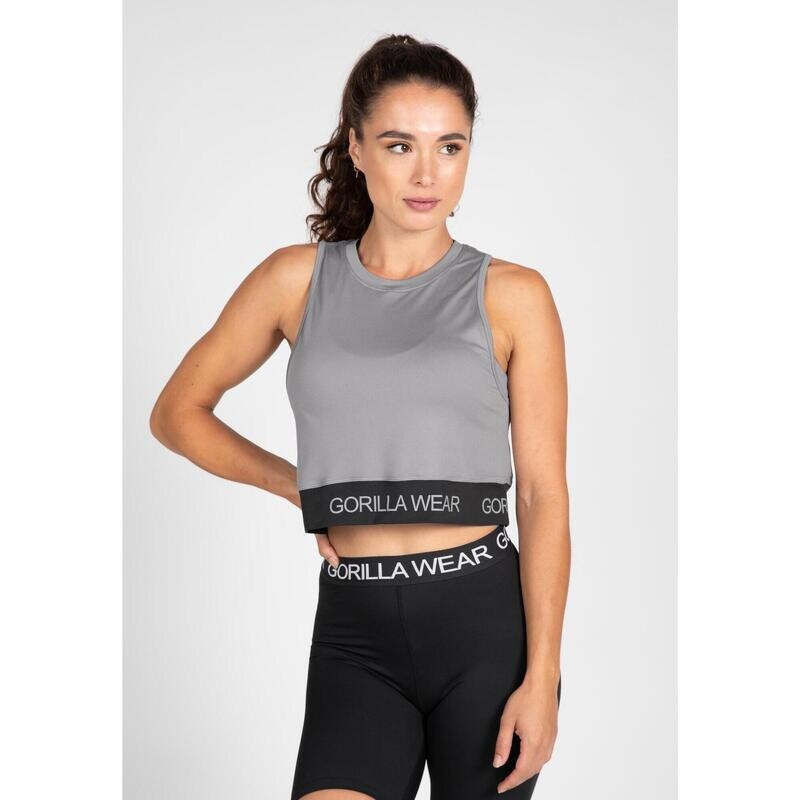 

Женский спортивный топ Gorilla Wear, цвет grau/magnetgrau/grau