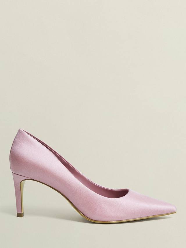 Атласные туфли-лодочки лейлы Hobbs, цвет Soft Petal Pink