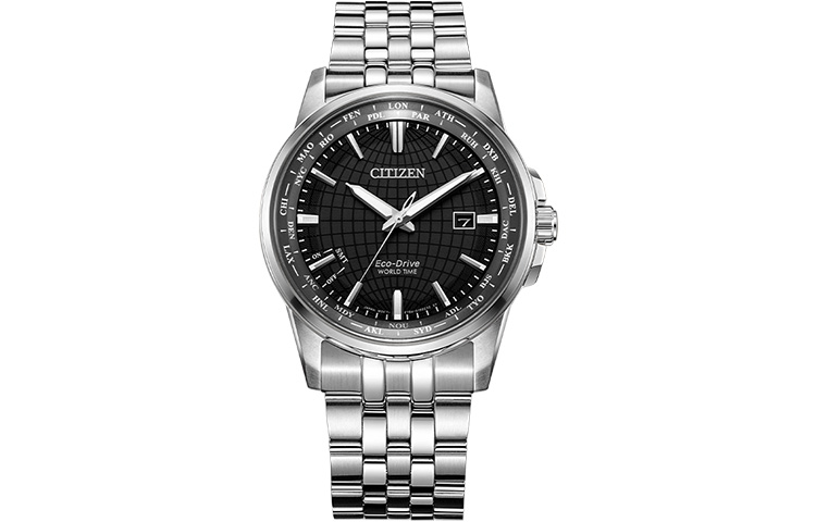 

CITIZEN Часы Ecology Drive Collection Light Powered Quartz Movement Stainless Steel Strap Watch Men's Watch Black Dial, Black Dial