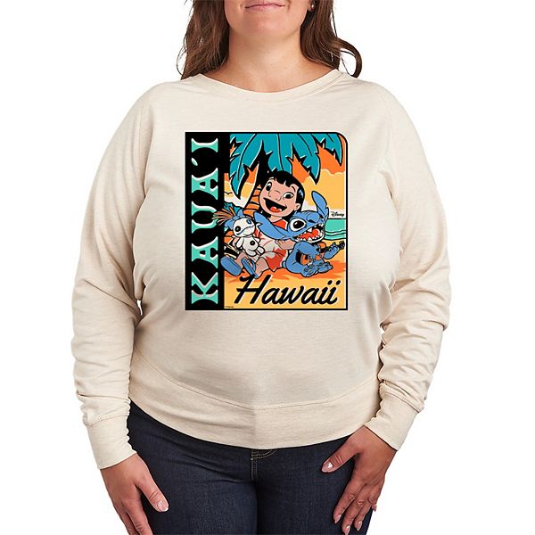 

Футболка с длинным рукавом Lilo and Stitch Kaua'i French Terry plus size Disney