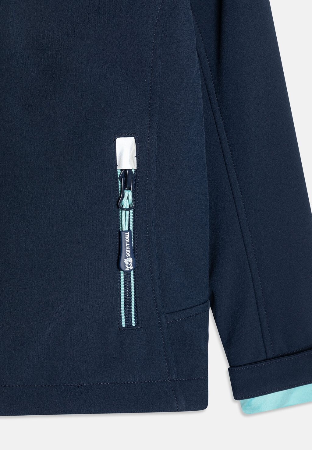 Куртка Softshell KIDS TROLLFJORD UNISEX TrollKids, цвет navy/aqua — фото 3