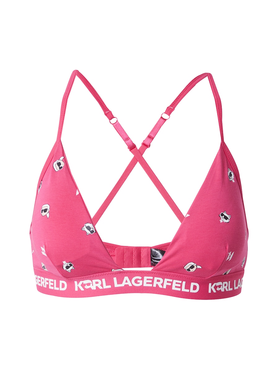 

Треугольный бюстгальтер Karl Lagerfeld IKONIK 2.0, малиновый