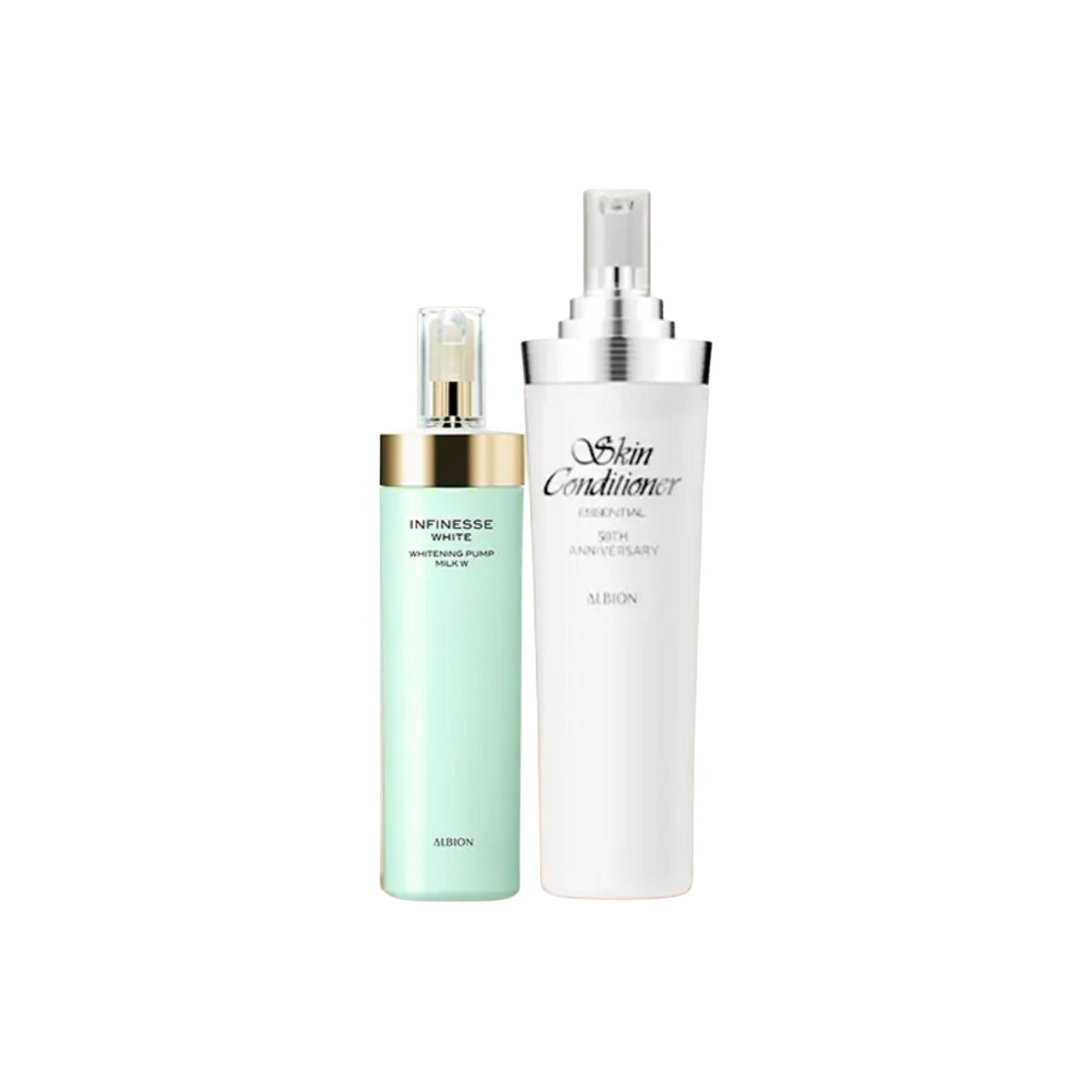 Aoerbin набор для ухода за кожей revitalizing and brightening, увлажняющее обновление 485мл+200г ALBION — фото 2