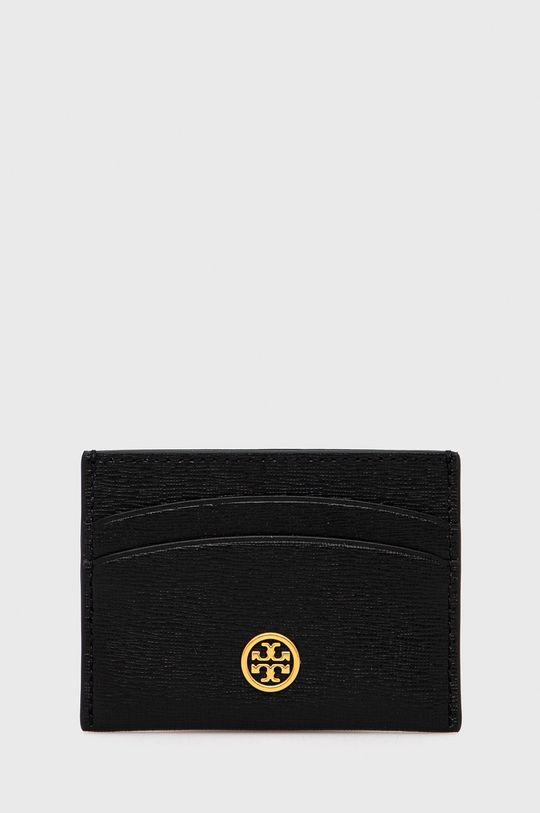 

Кожаный кошелек Tory Burch, черный