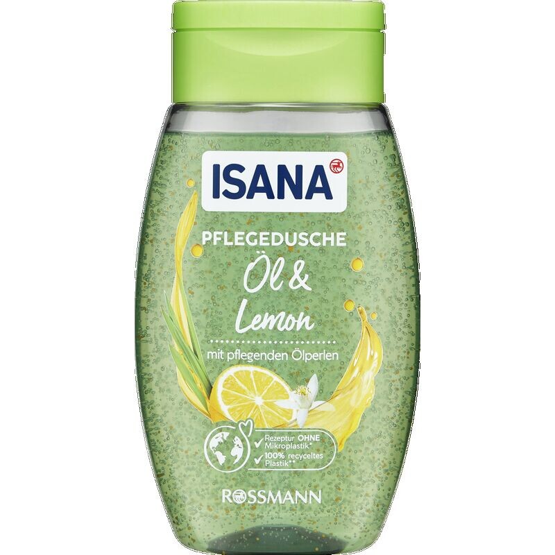 

Ухаживающий душ с маслом и лимоном ISANA, 250 ml