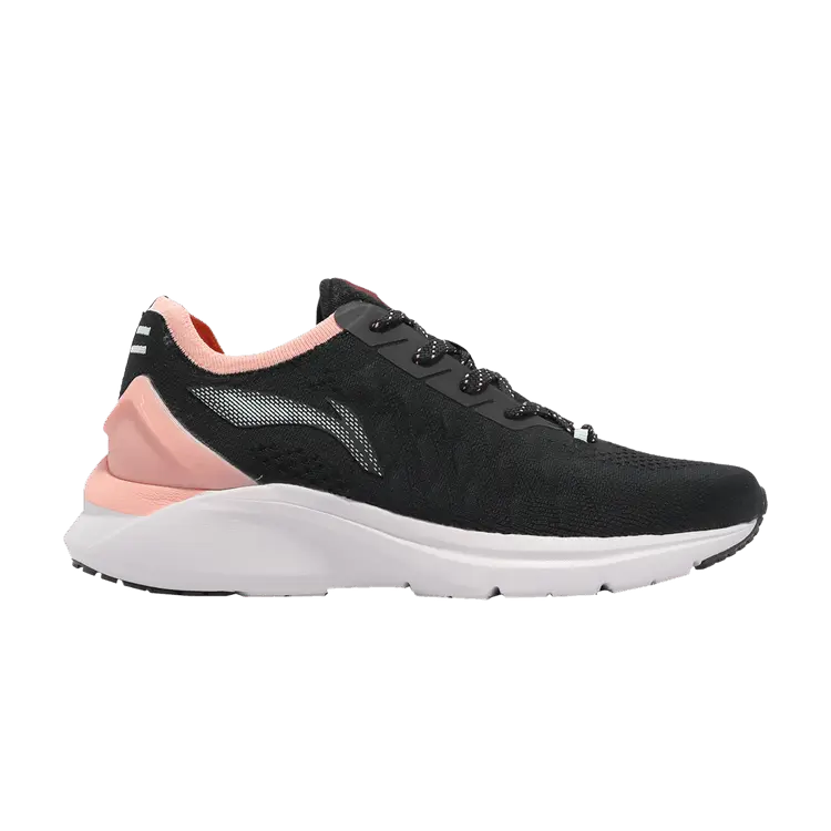 

Кроссовки Li-Ning Wmns Basic Running Black Pink, черный