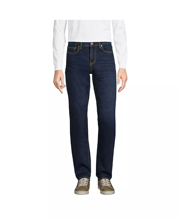 

Мужские джинсы Recover 5 Pocket Traditional Fit Lands' End, синий