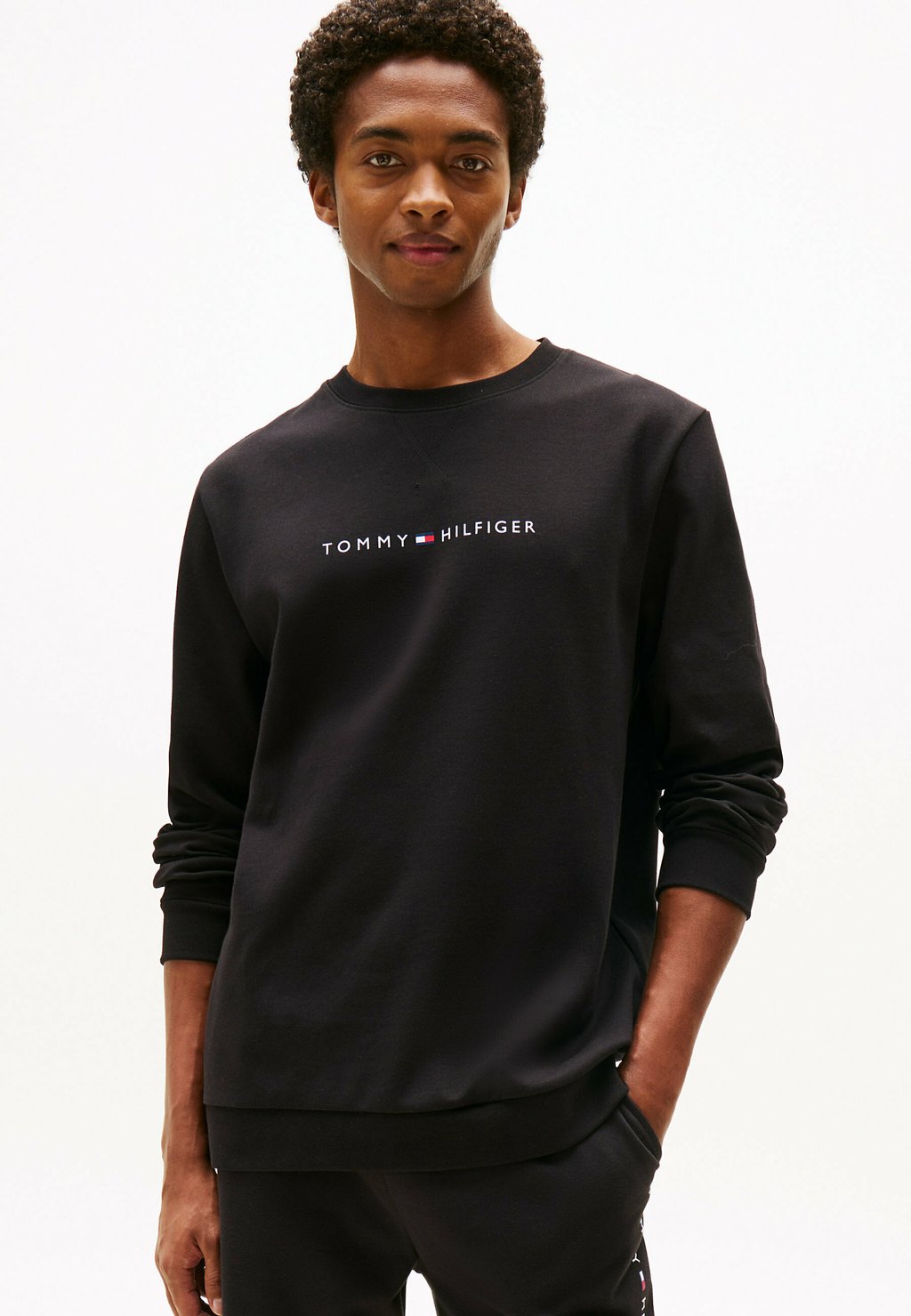 

Пижамная рубашка TRACK Tommy Hilfiger, черный
