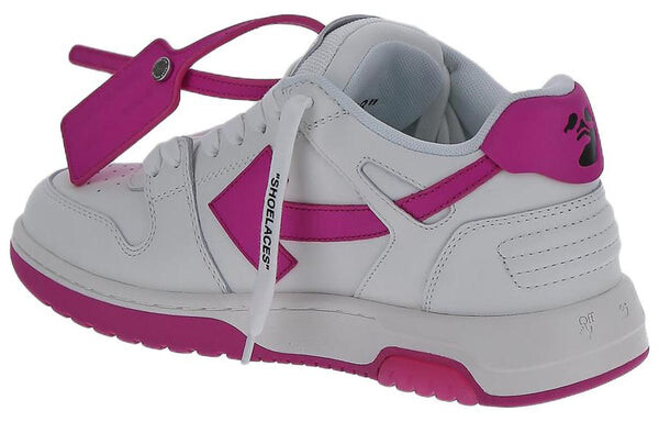 Кроссовки out of office calf leather 'white purple' Off-White, белый — фото 3