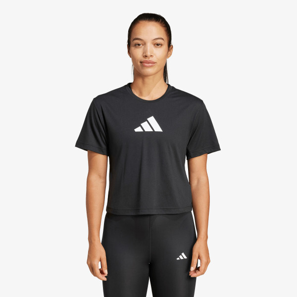 

Футболка со шлейфом Adidas, черный