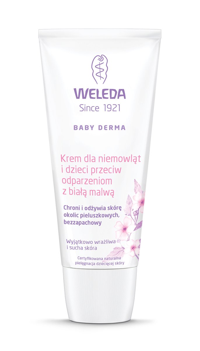 

Weleda, крем для младенцев и детей от опрелостей с белой мальвой, 50 мл