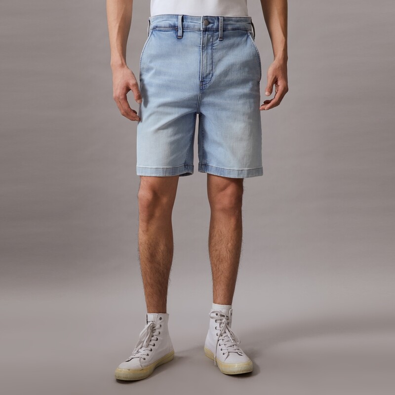 

Шорты джинсовые Calvin Klein Jeans мужские, светло-голубой