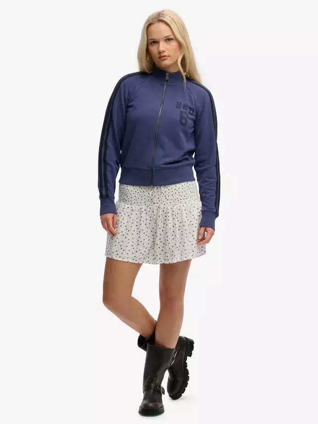 Спортивная куртка Athletic Essentials на молнии, темно-синяя (Mariner Navy) Superdry — фото 3