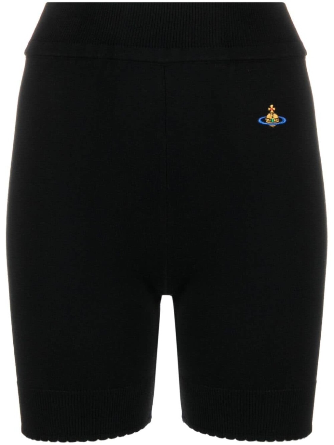 

Vivienne Westwood трикотажные шорты с вышивкой Bea Orb, черный
