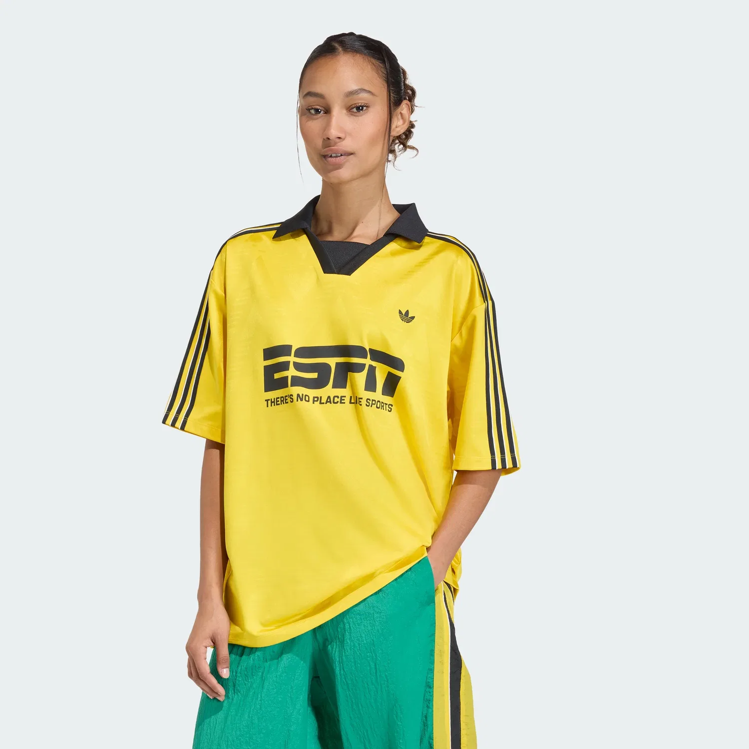 Women's adidas FOOTBALL JERSEY SPONSOR, Eqt Yellow