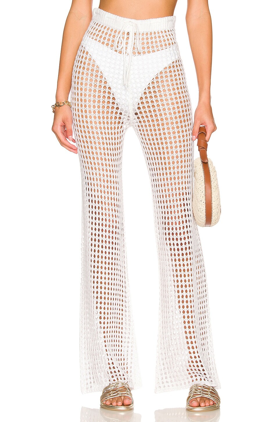 

Брюки superdown Elektra Crochet, белый