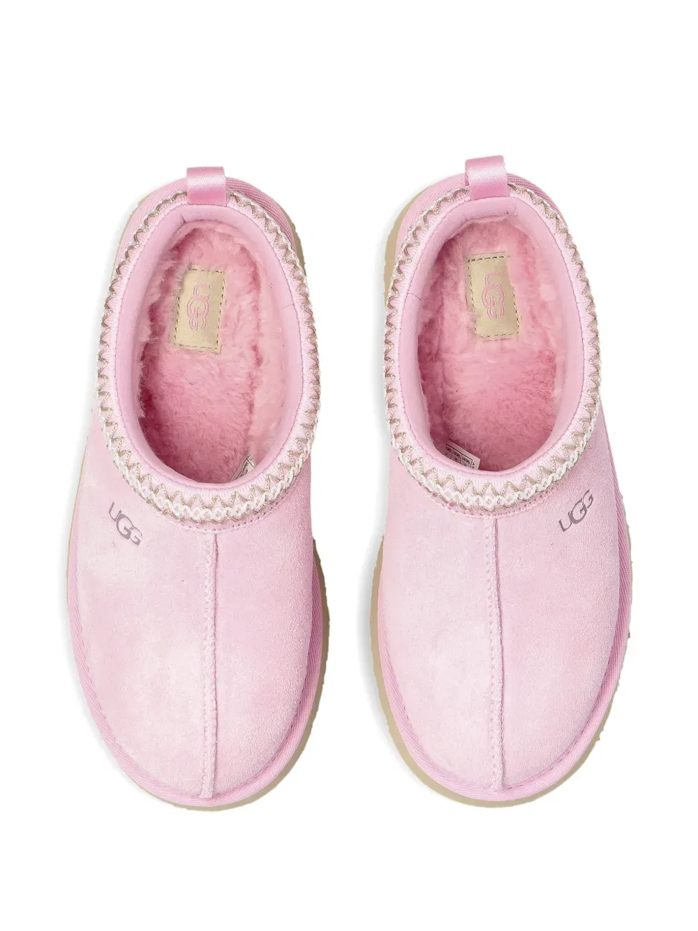 Замшевые тапочки Tazz Ugg Kids, розовый — фото 4