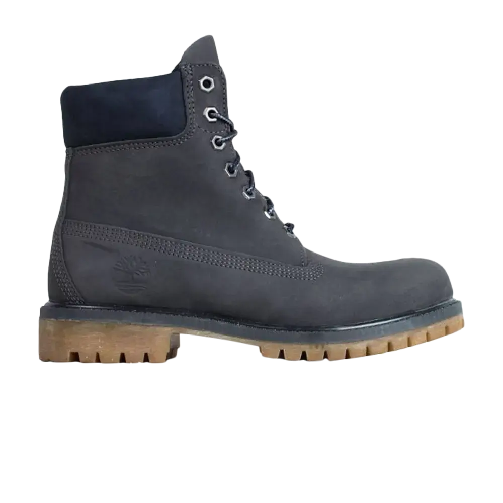 Ботинки Timberland Premium 6 Inch на шнурках, темно-серый