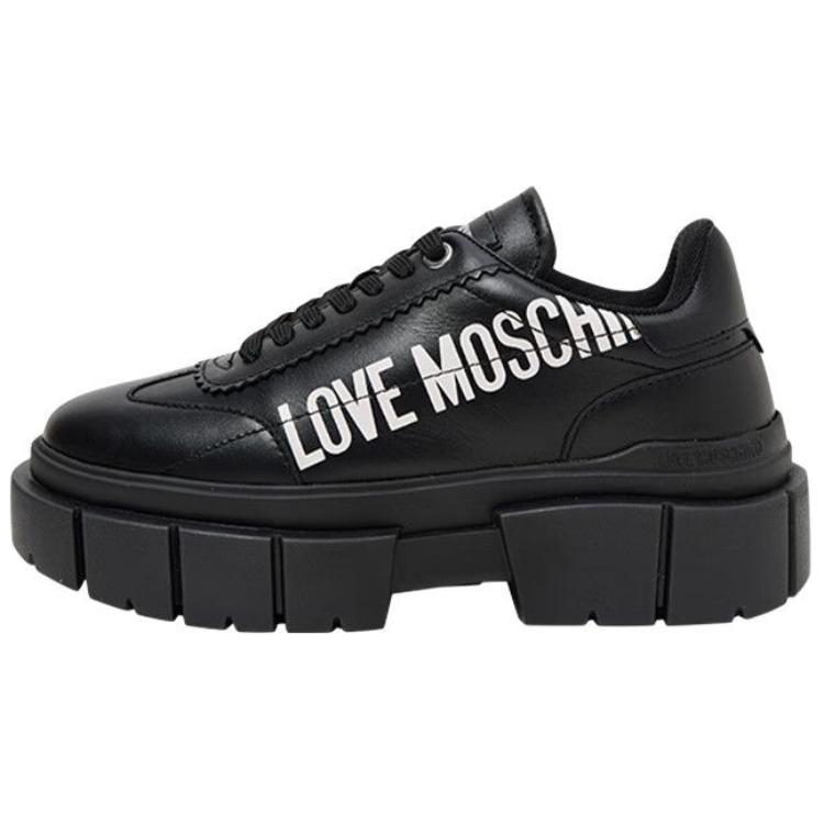LOVE MOSCHINO Низкие повседневные туфли женские черные
