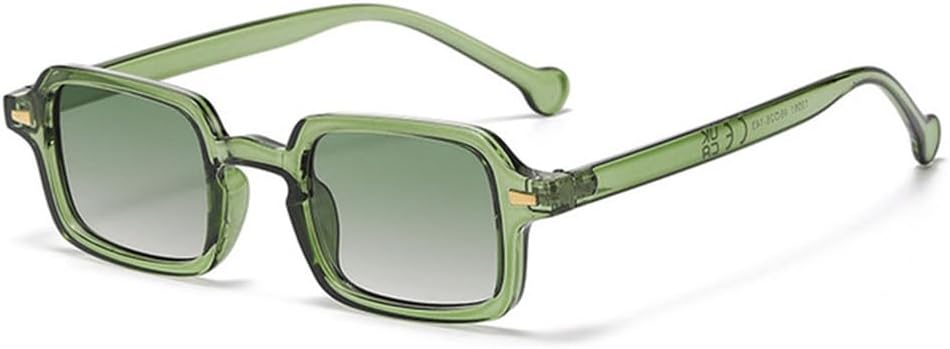 

Женские солнцезащитные очки маленького размера в винтажном стиле с заклепками, градиентные линзы, защита от УФ-излучения UV400; мужские солнцезащитные очки с леопардовым принтом, синие VFDHN, C7 Clear Green