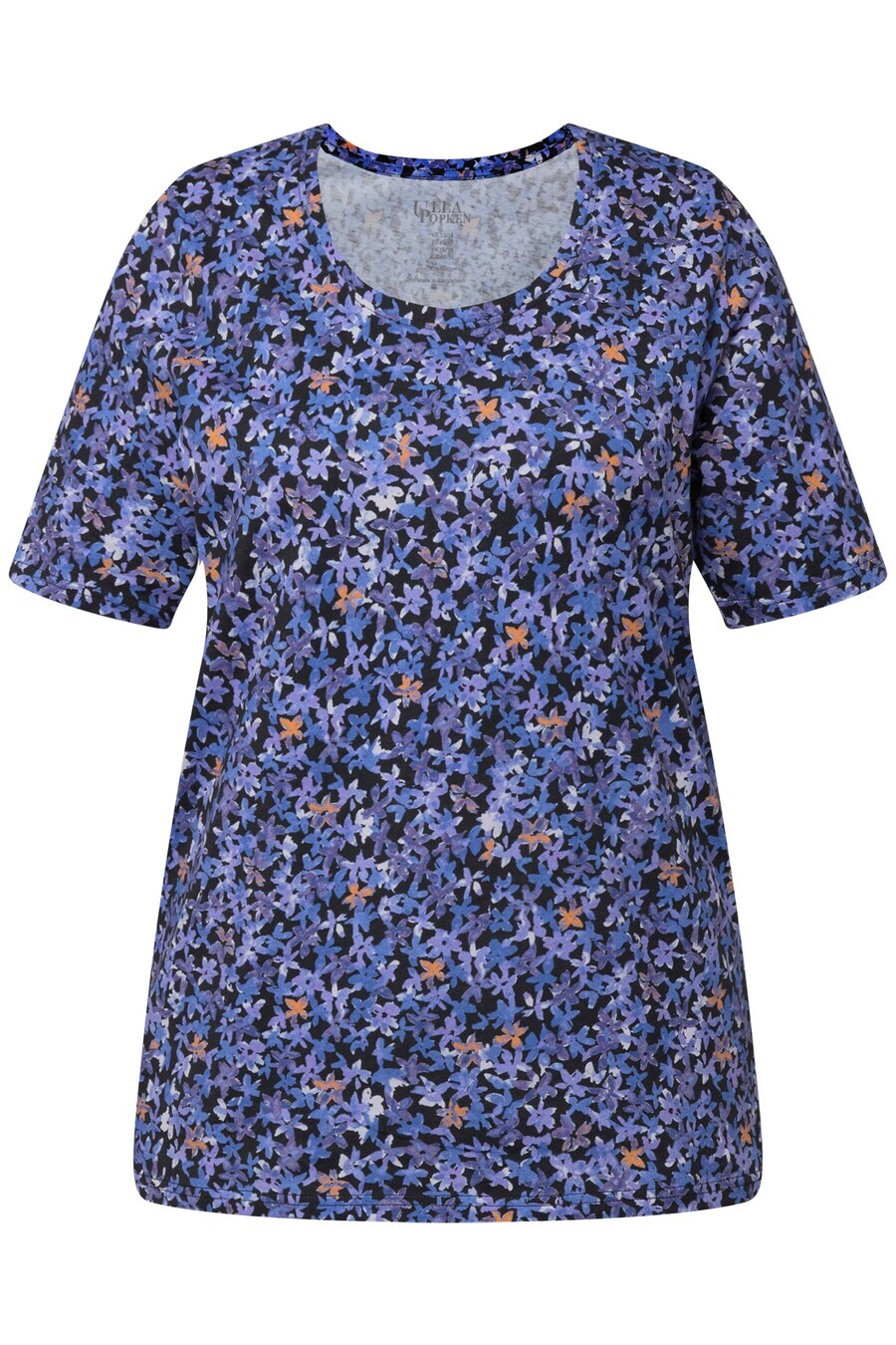 

Футболка Ulla Popken Shirt, пятнистый синий