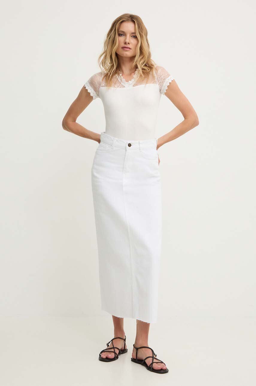 

Джинсовая юбка Answear Lab, белый