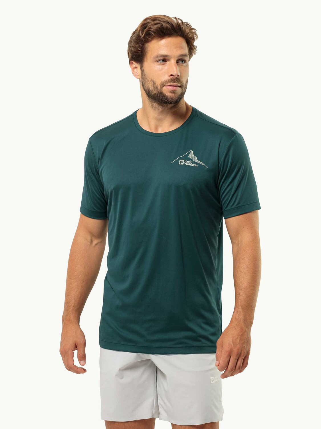 

Футболка Jack Wolfskin PEAK GRAPHIC T M, синий
