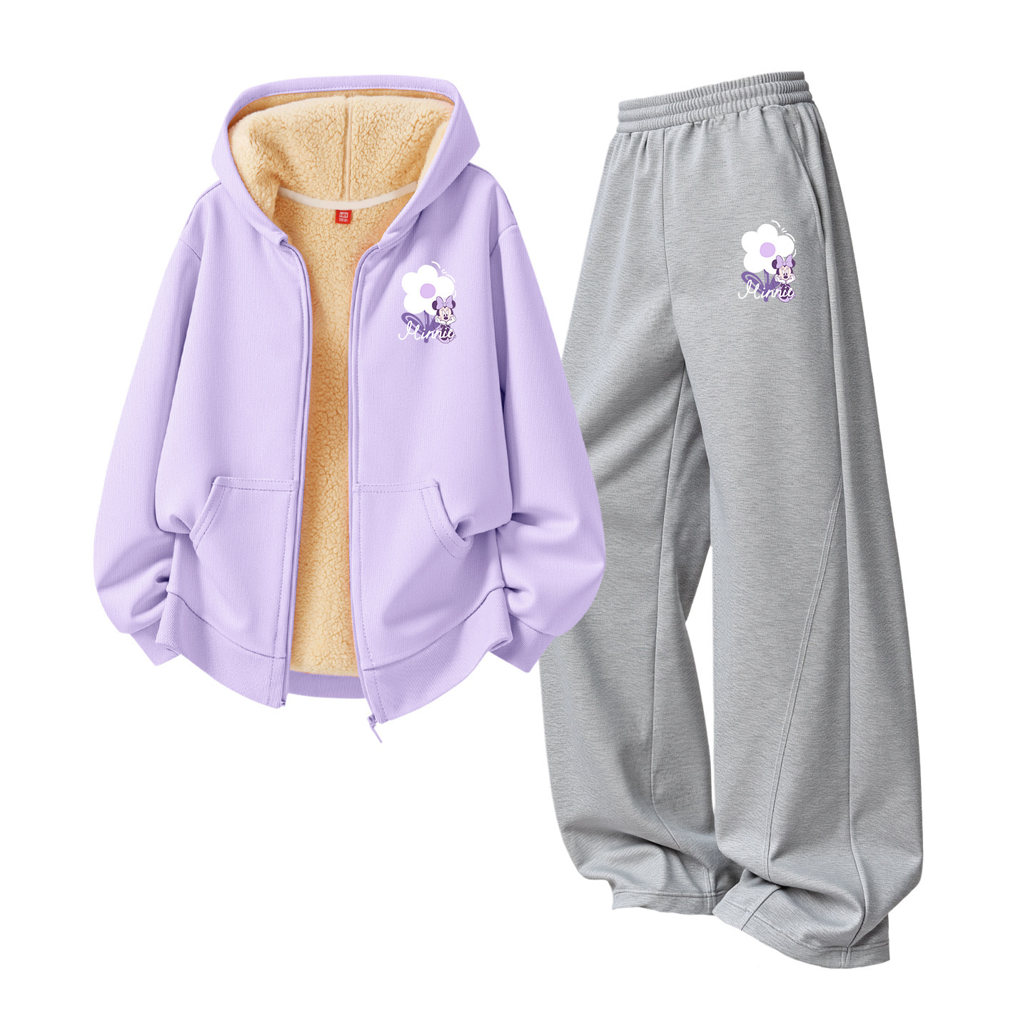 

Детская повседневная спортивная одежда Disney, фиолетовый