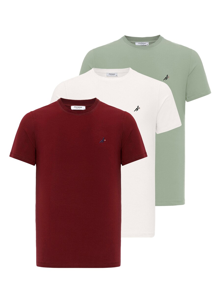 

Рубашка Moxx Paris, цвет Pastel green/Burgundy/White