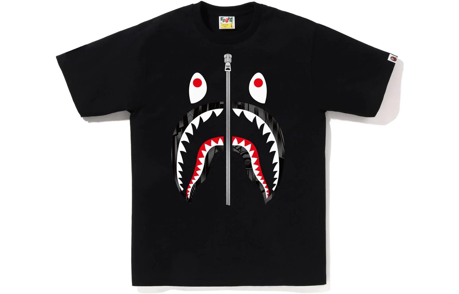 

Футболка BAPE Speed Racer Big Shark A Bathing Ape, черный
