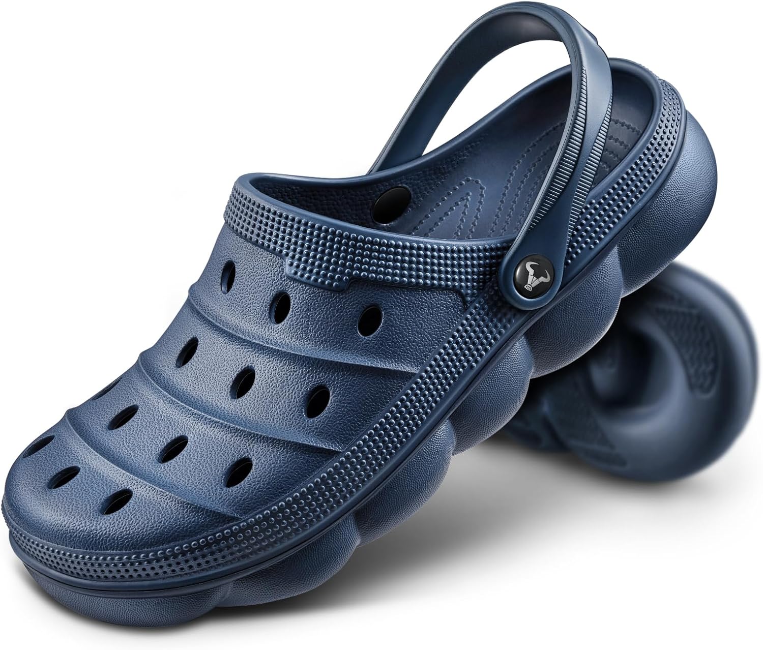 

Мужские сабо KEMISANT, слипоны для работы в саду и дворе, туфли-мюли для уборки, удобные и поддерживающие для работы дома, Navy2673