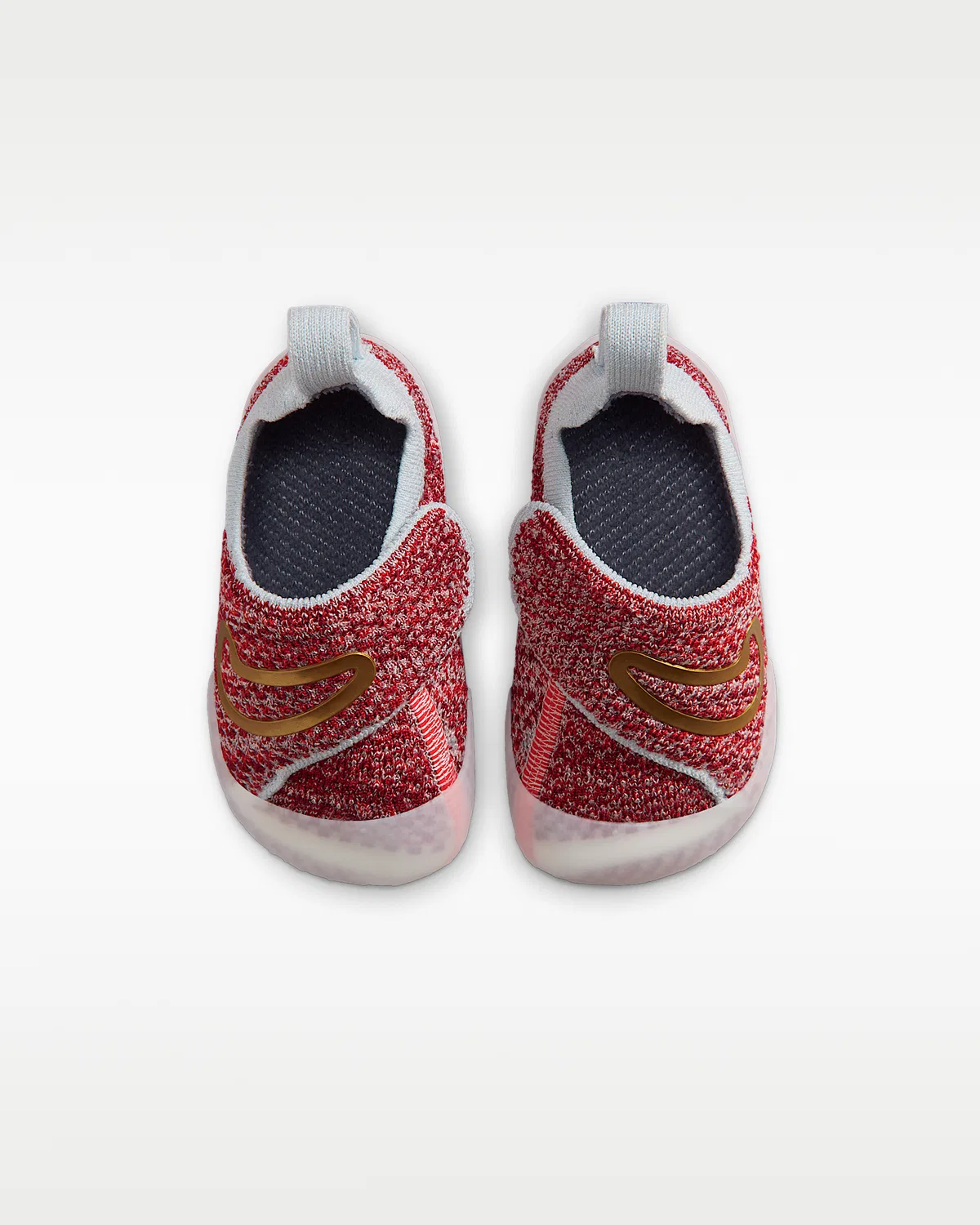 Кроссовки Nike Swoosh 1 для малышей, Sail/Team Crimson/Light Crimson/Metallic Gold — фото 4