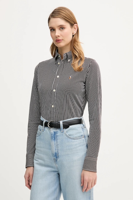 

Хлопковая рубашка Polo Ralph Lauren, коричневый