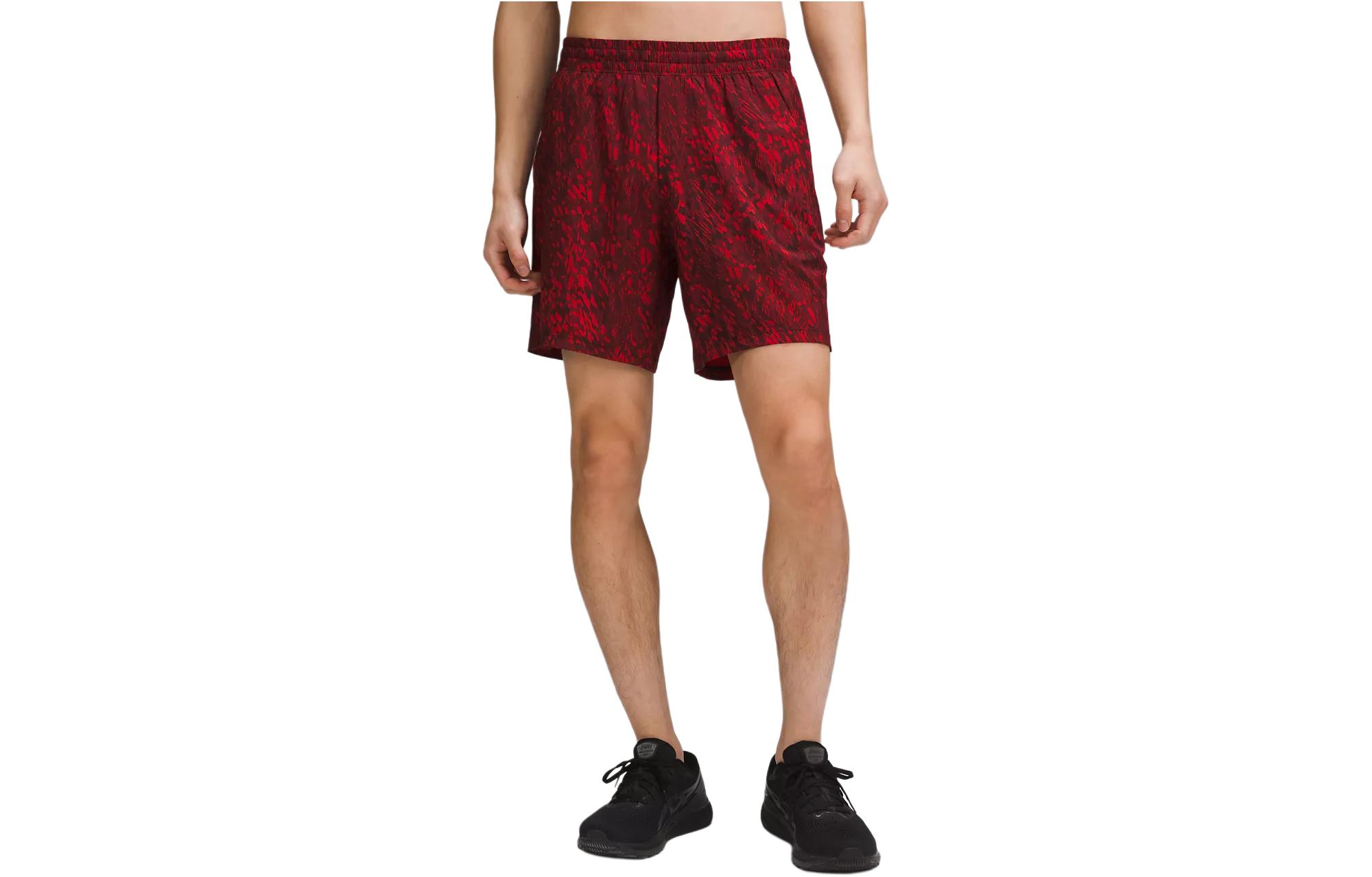 

Футболка Pacebreaker Casual Мужская Розовая, Многоцветная/Surface Drift Красная Мульти Lululemon