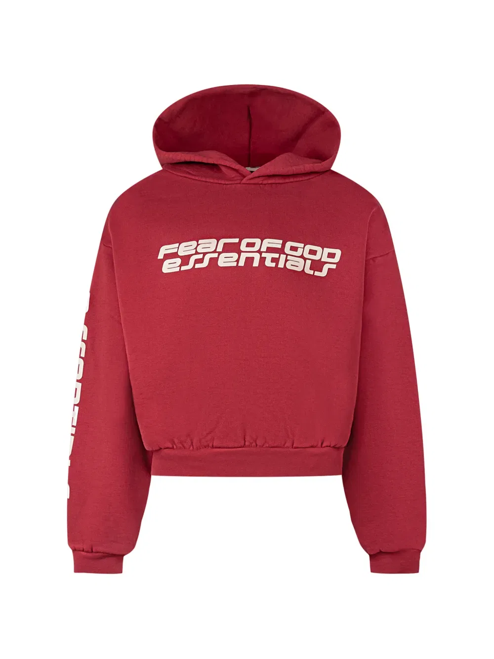 Классическая толстовка Fear Of God Essentials Kids, красный