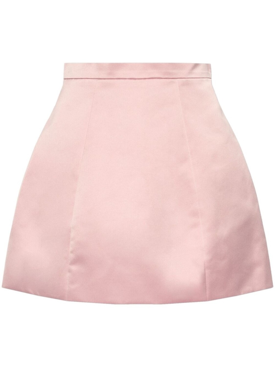

Мини-юбка Blumarine из атласа дюшес, розовый