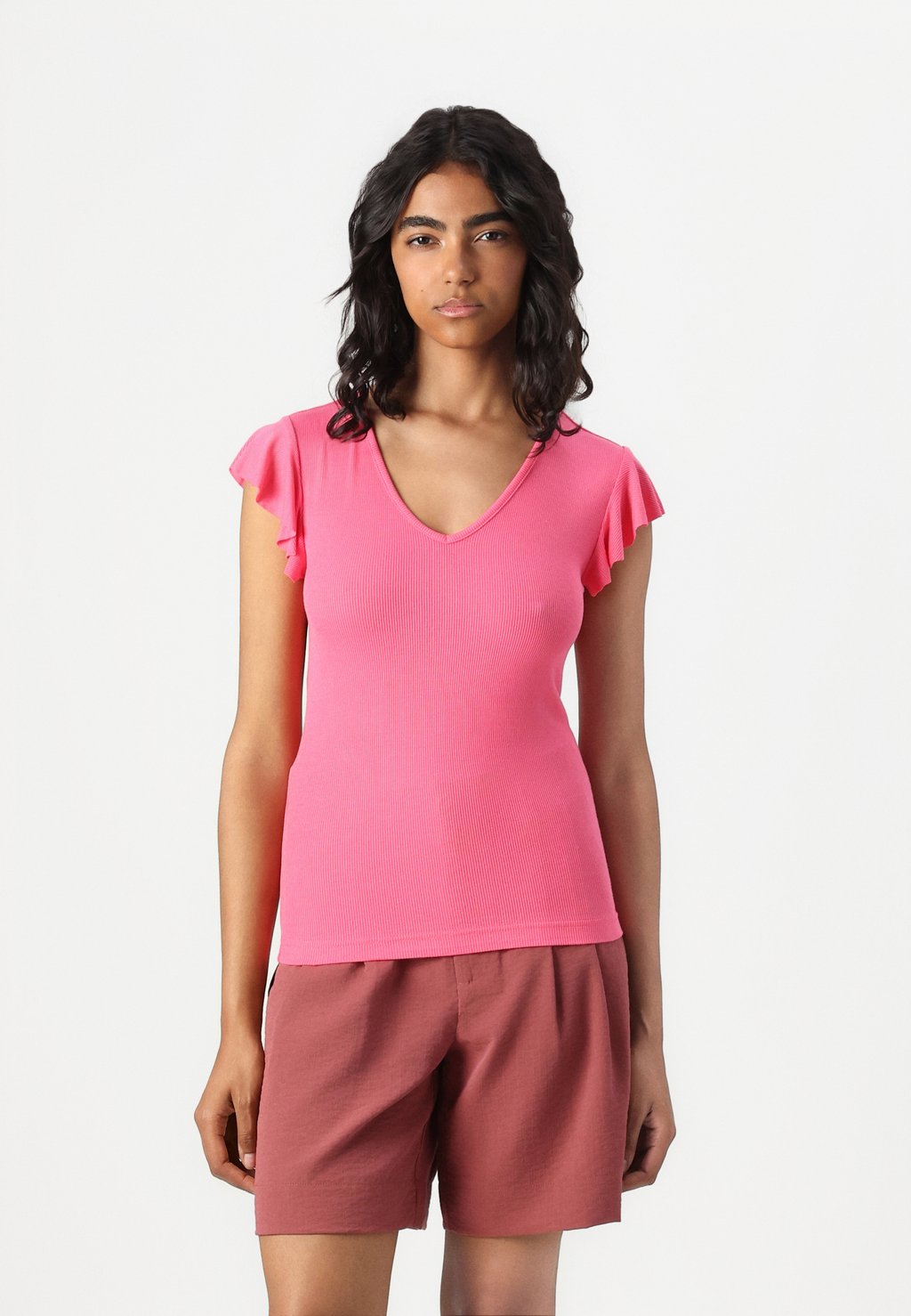 

Футболка ONLBELIA CAP SLEEVE ONLY, розовый