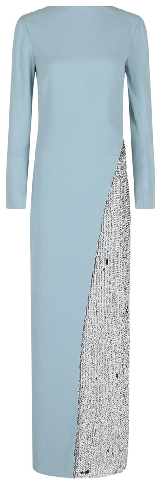 

Платье Givenchy с металлическими пайетками, синий