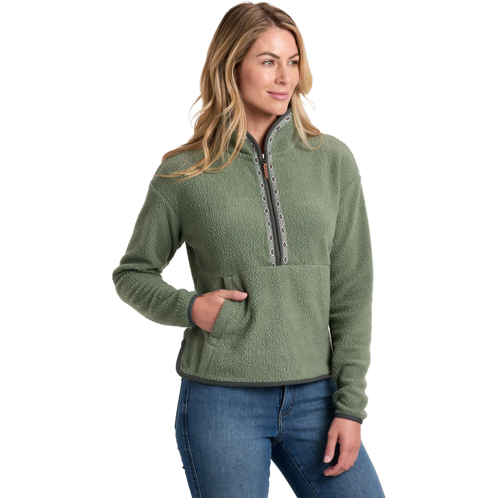 

Женская флисовая куртка Hygge с застежкой-молнией 12 дюймов KUHL, Soft Pine