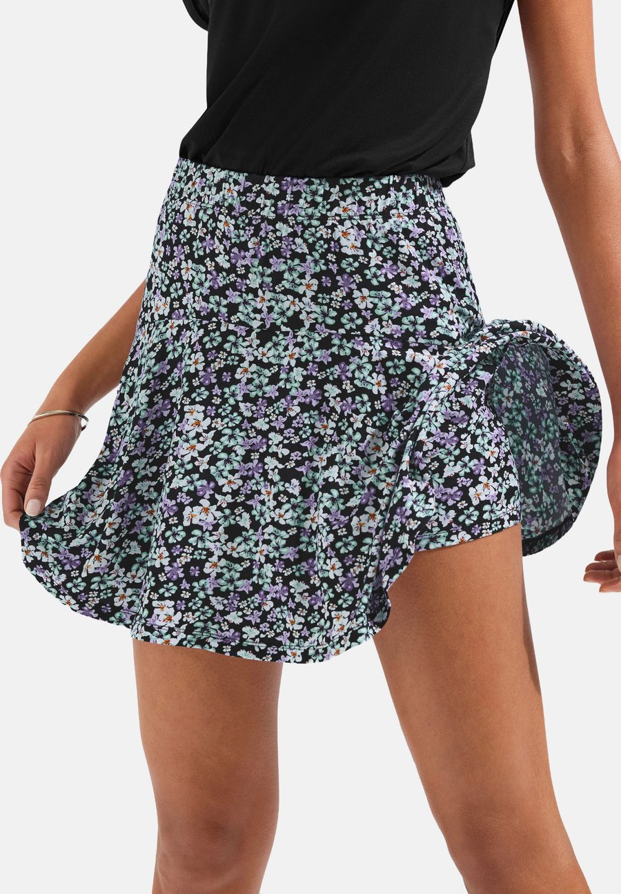 

Юбка Vivance A-line skirt, Lila-Türkis-Creme Bedruckt/Turquoise