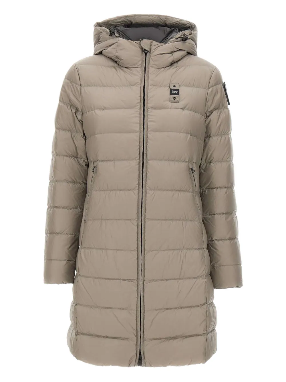 

Стеганое пальто с капюшоном Agnes Blauer, нейтральный