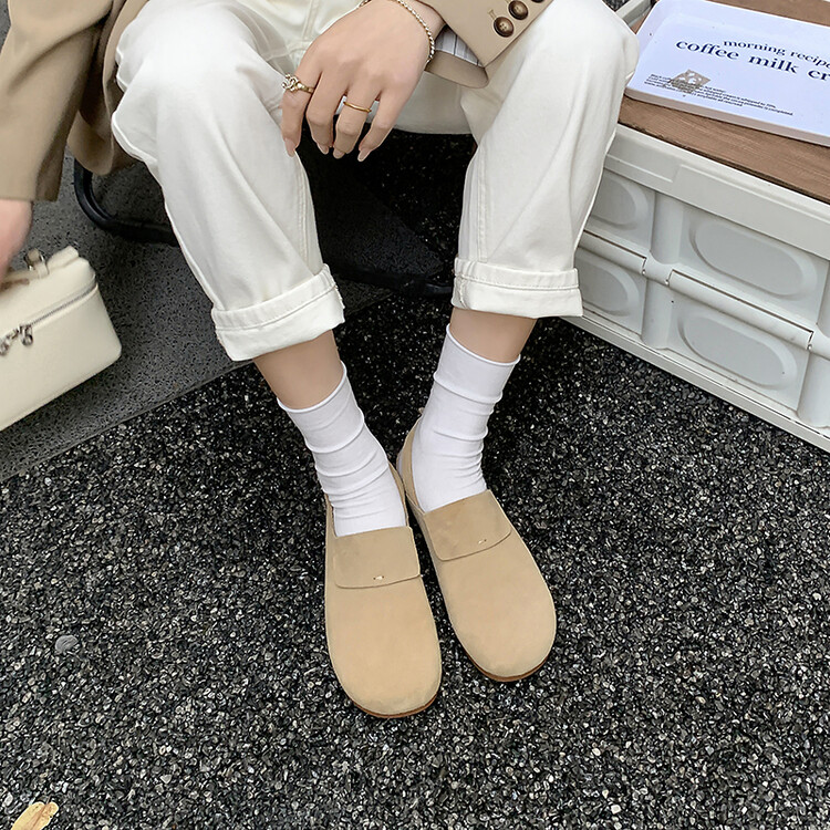 Yeezyy Reezy Женские повседневные туфли на один каблук черные, цвет Black — фото 4