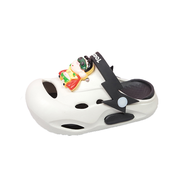 

Сандалии детские, противоскользящие, износостойкие FIRS Kids, белый/черный